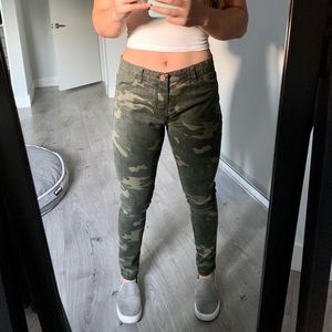 Cotton On Camo Mid-Rise Jeans